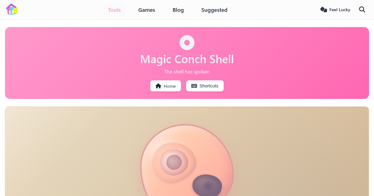 Magic Conch Shell - FunnyFunHouse