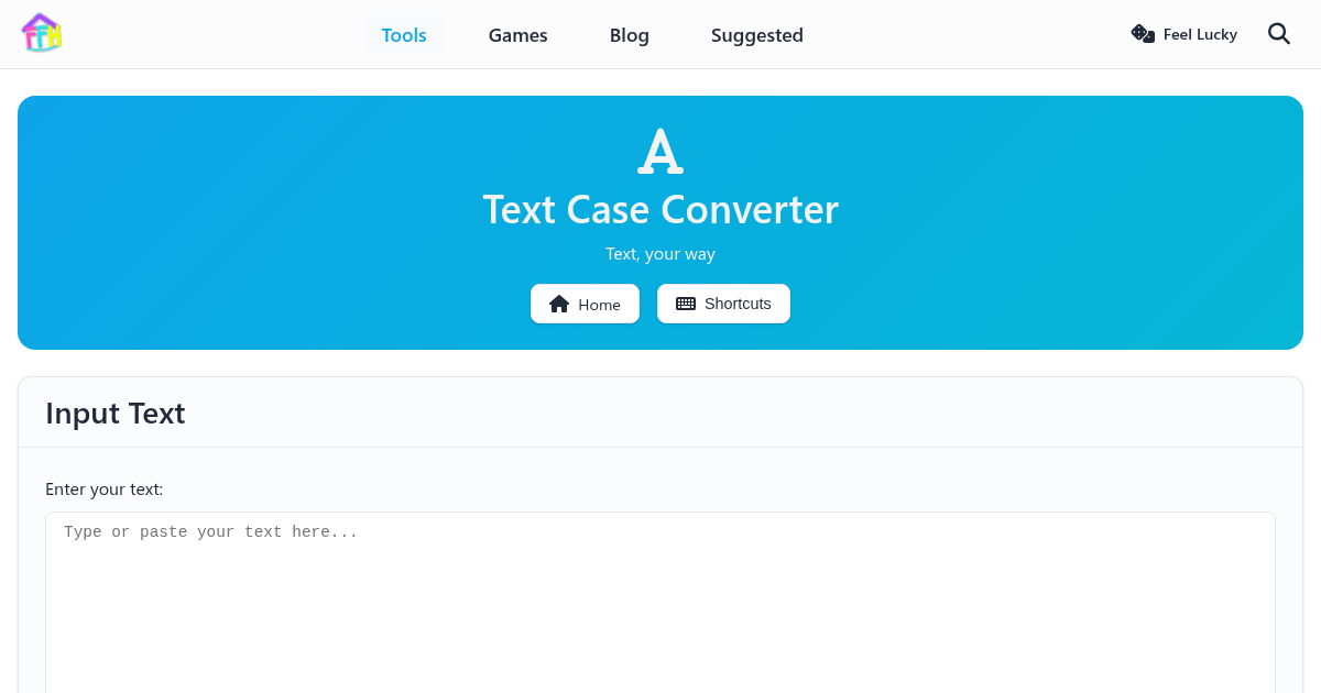 Text Casing Text Case Converter - FunnyFunHouse