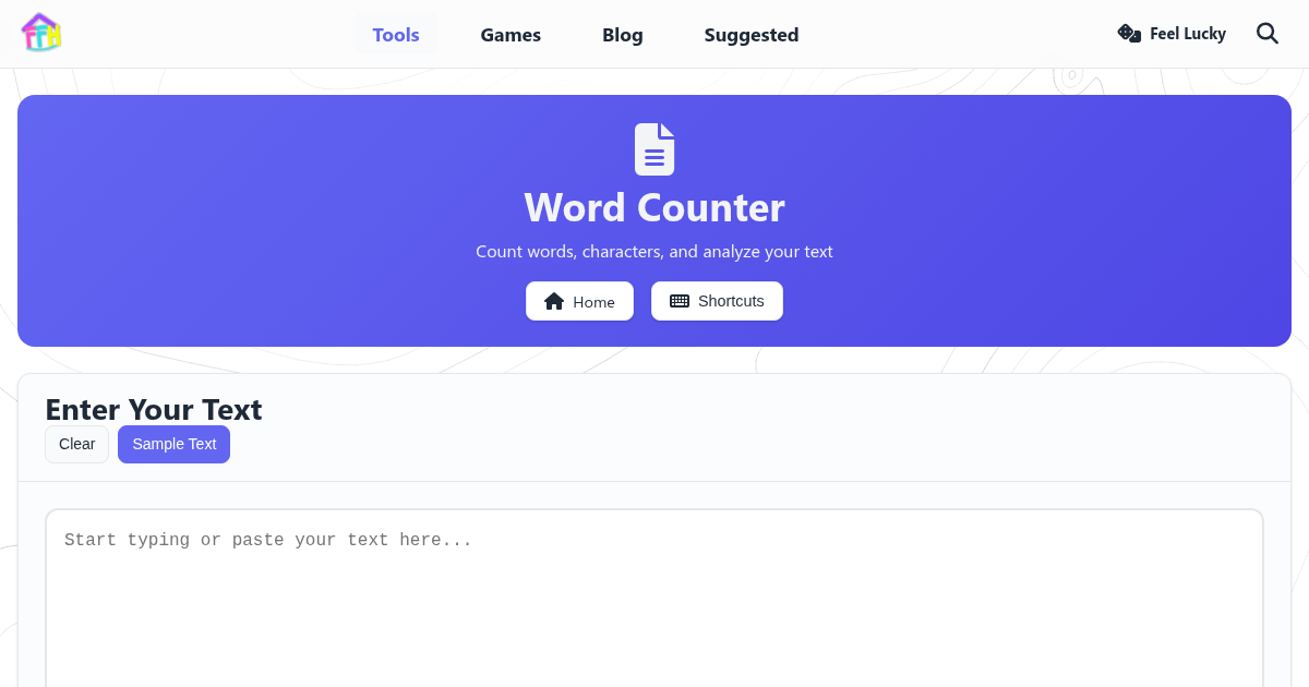 Word Counter - FunnyFunHouse