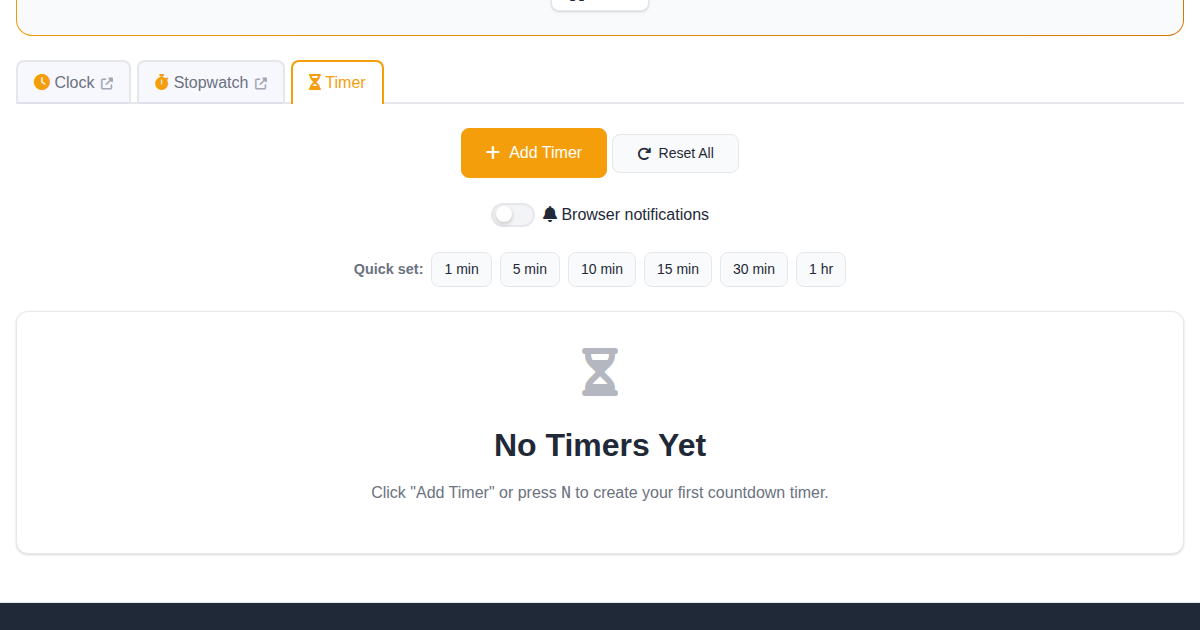 FunnyFunHouse Timer app showing a countdown in progress