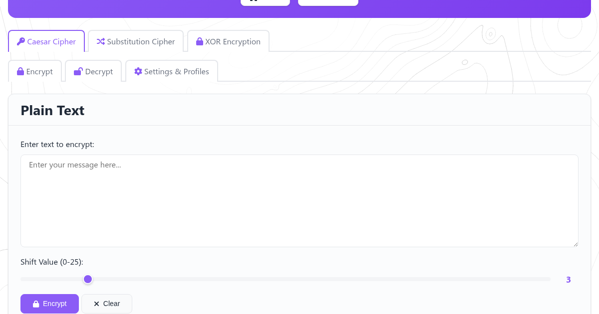 The Cipher & Encryption app on FunnyFunHouse