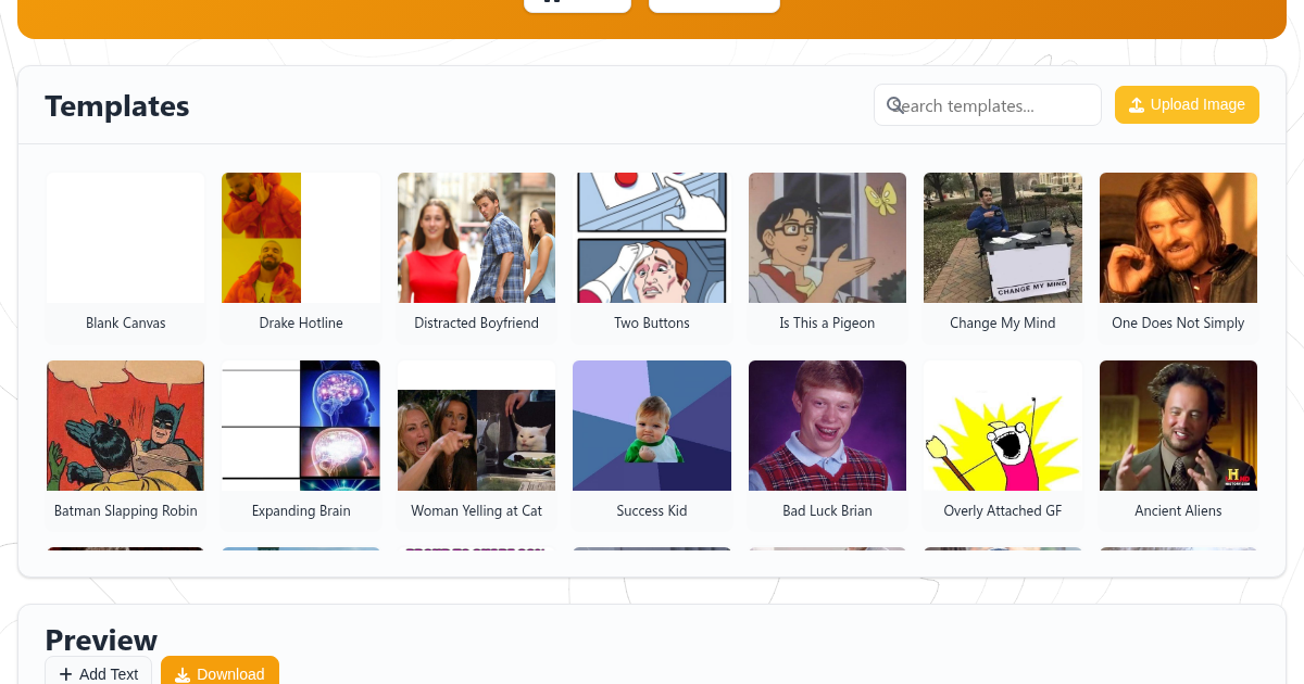 The Meme Generator Studio app on FunnyFunHouse